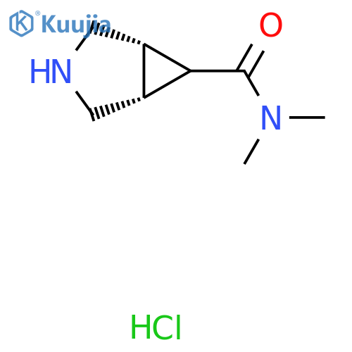 (1R,5S,6R)-N,N-dimethyl-3-azabicyclo[3.1.0]hexane-6-carboxamide hydrochloride structure