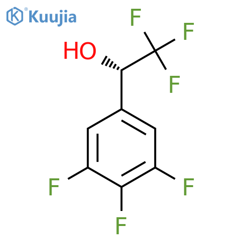 (1S)-2,2,2-trifluoro-1-(3,4,5-trifluorophenyl)ethan-1-ol structure