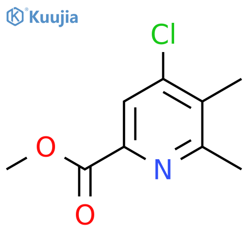 Methyl 4-chloro-5,6-dimethylpicolinate structure