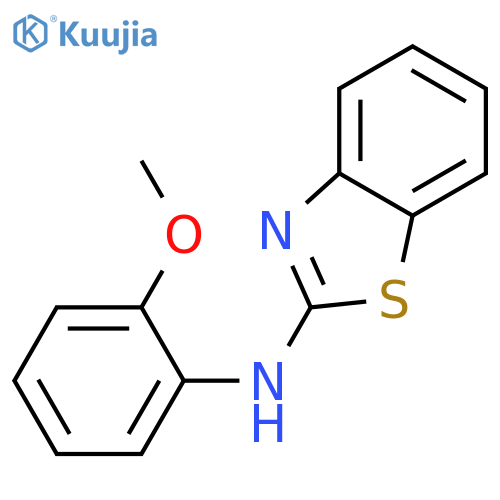 2-Benzothiazolamine,N-(2-methoxyphenyl)- structure