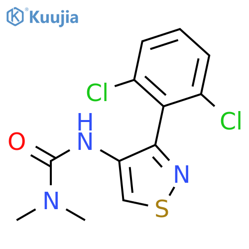 Urea, N'-[3-(2,6-dichlorophenyl)-4-isothiazolyl]-N,N-dimethyl- structure