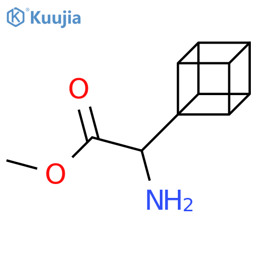 Methyl 2-amino-2-(cuban-1-yl)acetate structure