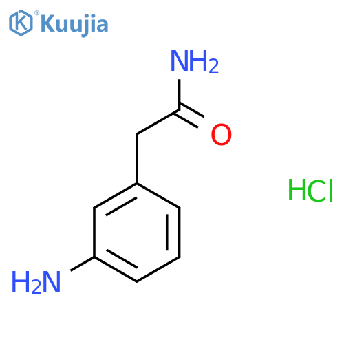 2-(3-Aminophenyl)acetamide hydrochloride structure