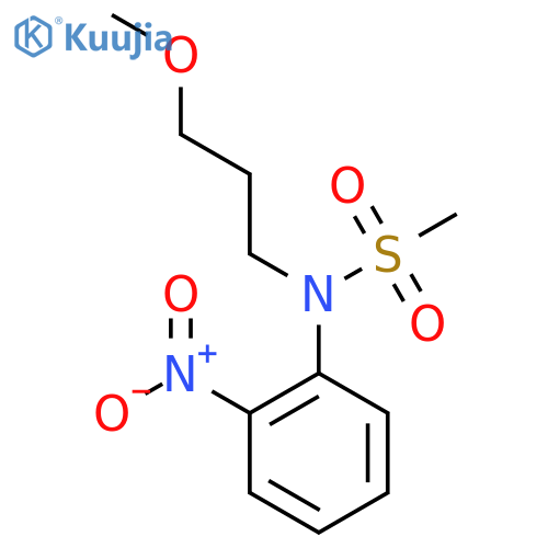 N-(3-Methoxypropyl)-N-(2-nitrophenyl)methanesulfonamide structure