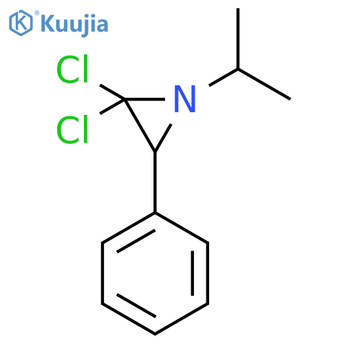 Aziridine, 2,2-dichloro-1-(1-methylethyl)-3-phenyl- structure