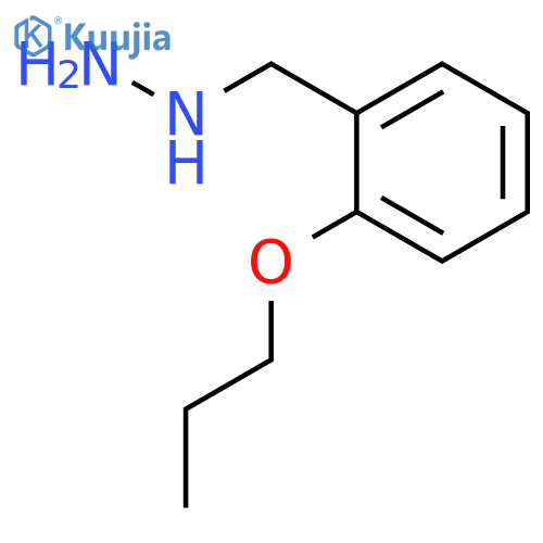 Hydrazine, [(2-propoxyphenyl)methyl]- structure
