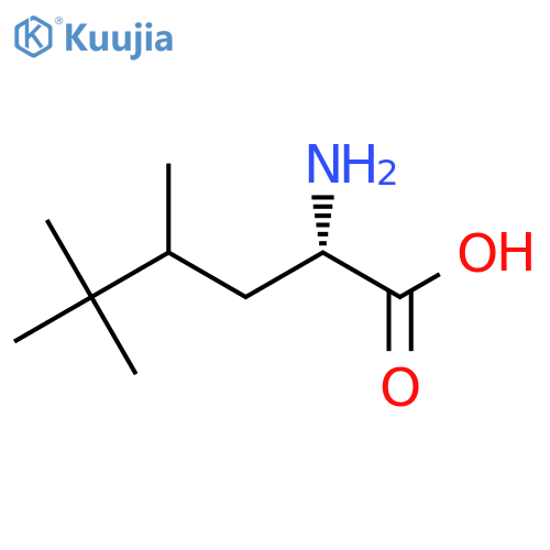 (2S)-2-amino-4,5,5-trimethylhexanoic acid structure