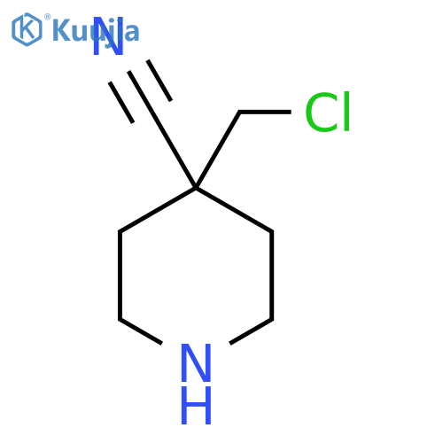 4-(Chloromethyl)piperidine-4-carbonitrile structure