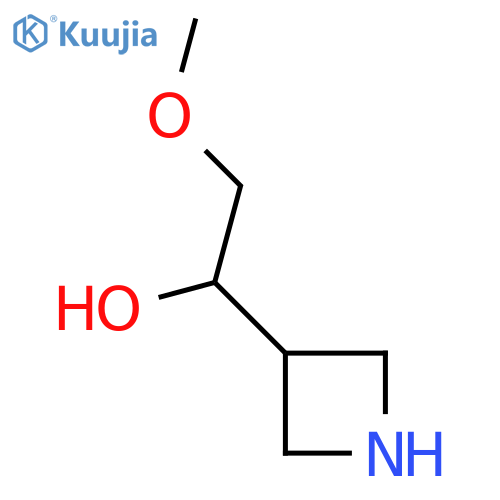 1-(Azetidin-3-yl)-2-methoxyethan-1-ol structure