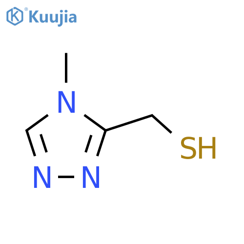 (4-Methyl-4H-1,2,4-triazol-3-yl)methanethiol structure
