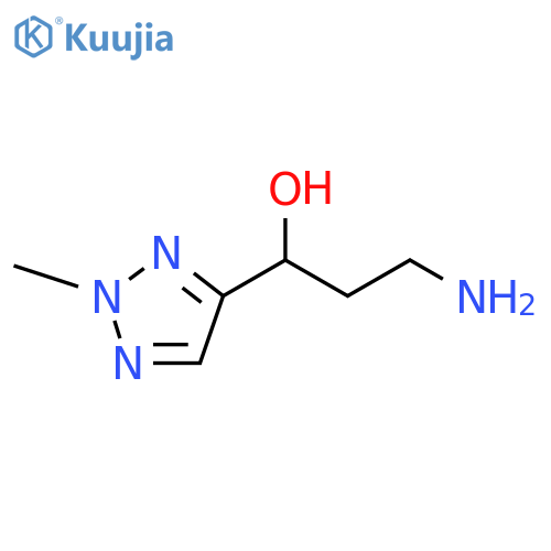 2H-1,2,3-Triazole-4-methanol, α-(2-aminoethyl)-2-methyl- structure