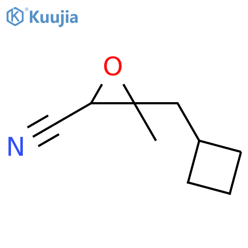 2-Oxiranecarbonitrile, 3-(cyclobutylmethyl)-3-methyl- structure