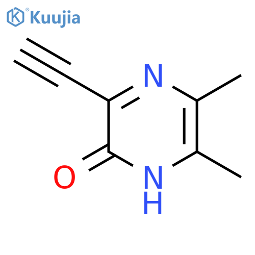 3-Ethynyl-5,6-dimethyl-1,2-dihydropyrazin-2-one structure