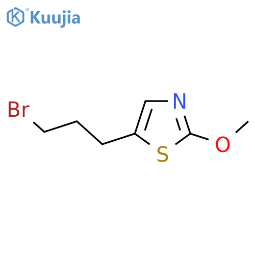 5-(3-Bromopropyl)-2-methoxy-1,3-thiazole structure