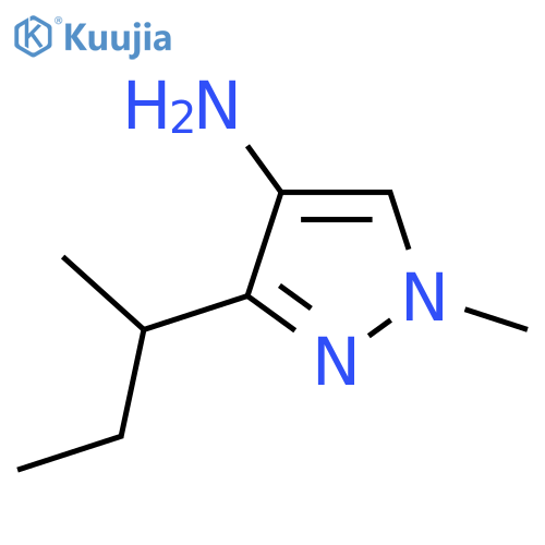 3-(Butan-2-yl)-1-methyl-1H-pyrazol-4-amine structure