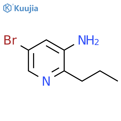 5-bromo-2-propyl-pyridin-3-amine structure