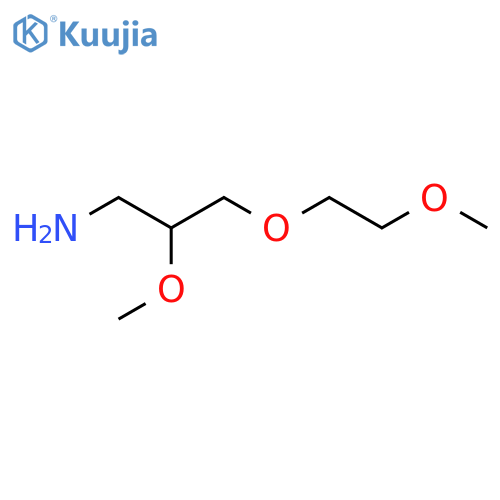 1-(3-Amino-2-methoxypropoxy)-2-methoxyethane structure