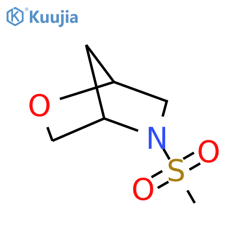 5-methanesulfonyl-2-oxa-5-azabicyclo[2.2.1]heptane structure