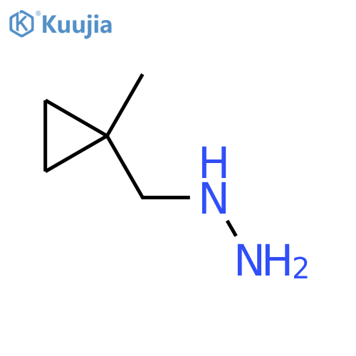 [(1-Methylcyclopropyl)methyl]hydrazine structure
