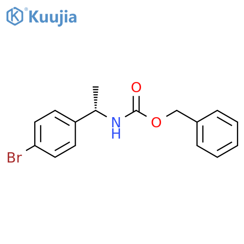 benzyl (S)-1-(4-bromophenyl)ethylcarbamate structure
