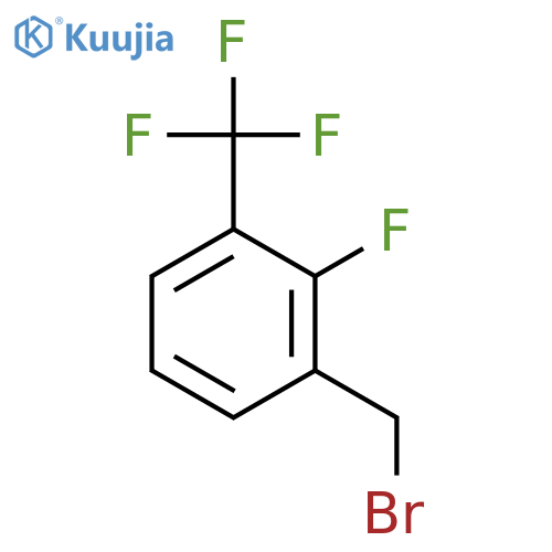 1-(bromomethyl)-2-fluoro-3-(trifluoromethyl)benzene structure