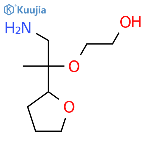 2-{[1-Amino-2-(oxolan-2-yl)propan-2-yl]oxy}ethan-1-ol structure