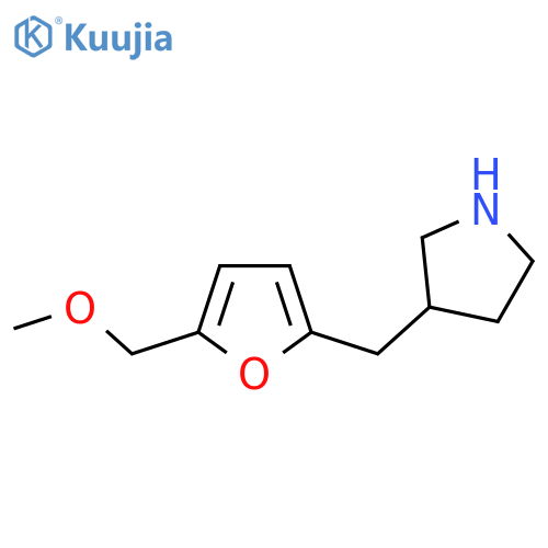 3-{[5-(Methoxymethyl)furan-2-yl]methyl}pyrrolidine structure