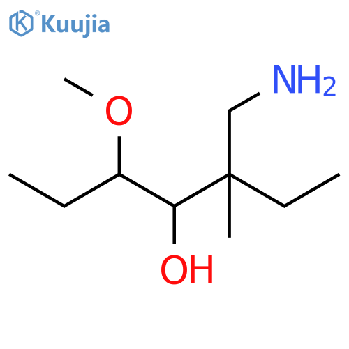 4-Heptanol, 3-(aminomethyl)-5-methoxy-3-methyl- structure