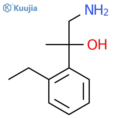 1-Amino-2-(2-ethylphenyl)propan-2-ol structure