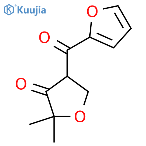 4-(Furan-2-carbonyl)-2,2-dimethyloxolan-3-one structure