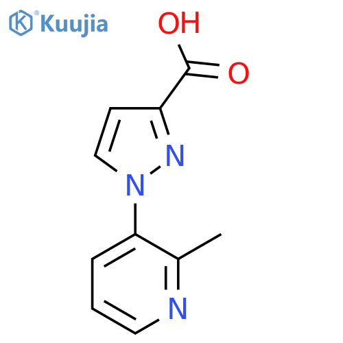 1-(2-Methylpyridin-3-yl)-1H-pyrazole-3-carboxylic acid structure