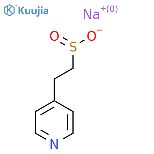 Sodium 2-(pyridin-4-yl)ethane-1-sulfinate structure