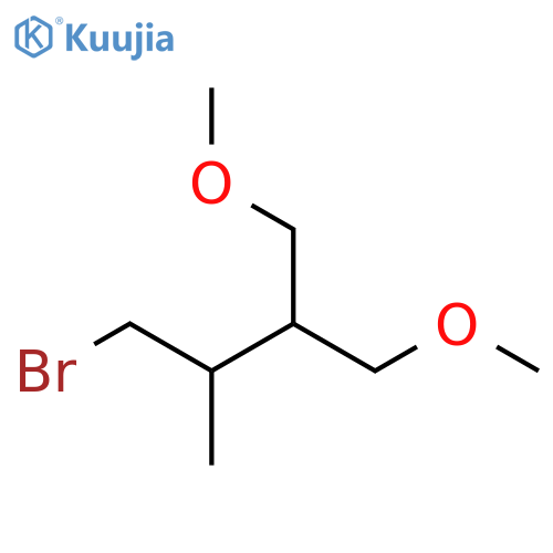 Butane, 1-bromo-4-methoxy-3-(methoxymethyl)-2-methyl- structure