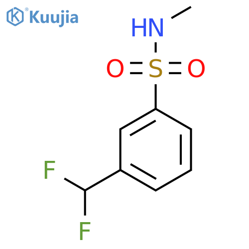 3-(Difluoromethyl)-N-methylbenzene-1-sulfonamide structure