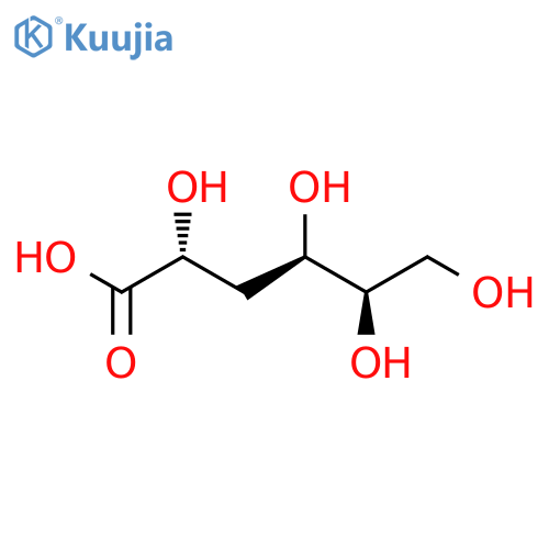 3-Deoxy-D-xylo-hexonic acid structure