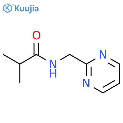 Propanamide, 2-methyl-N-(2-pyrimidinylmethyl)- structure