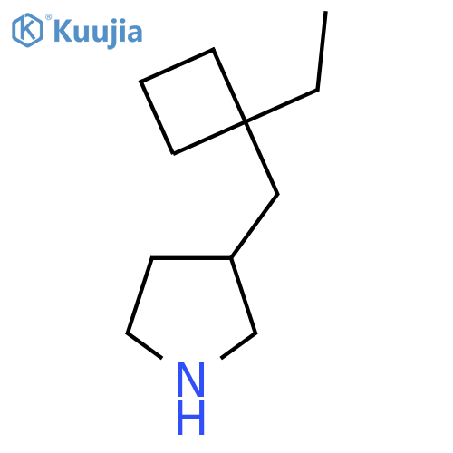 3-[(1-Ethylcyclobutyl)methyl]pyrrolidine structure