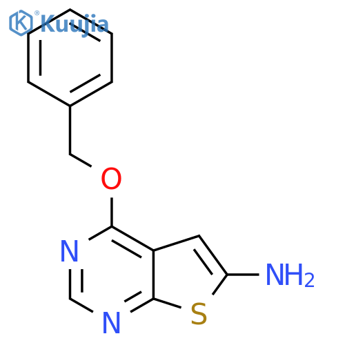 4-(Benzyloxy)thieno[2,3-d]pyrimidin-6-amine structure