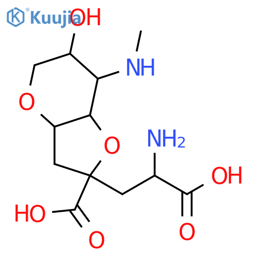 D-erythro-D-talo-Deconic acid,2-amino-4,7:6,10-dianhydro-4-C-carboxy-2,3,5,8-tetradeoxy-8-(methylamino)- structure