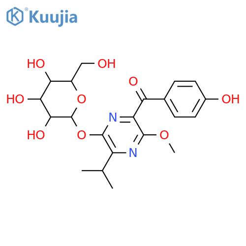 Terezine A; 4'-Hydroxy, 7-ketone, 5-O-β-D-glucopyranoside structure