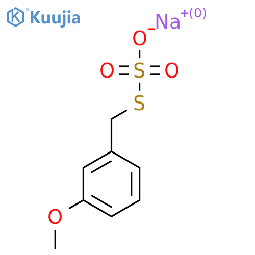 Sodium S-(3-methoxybenzyl) sulfurothioate structure