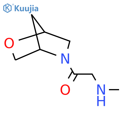 1-(2-Oxa-5-azabicyclo[2.2.1]heptan-5-yl)-2-(methylamino)ethan-1-one structure