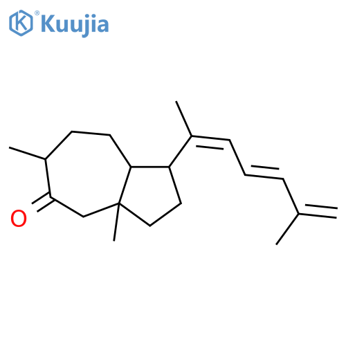 5(1H)-Azulenone, 1-[(1E,3E)-1,5-dimethyl-1,3,5-hexatrien-1-yl]octahydro-3a,6-dimethyl-, (1R,3aR,6R,8aS)-rel- structure