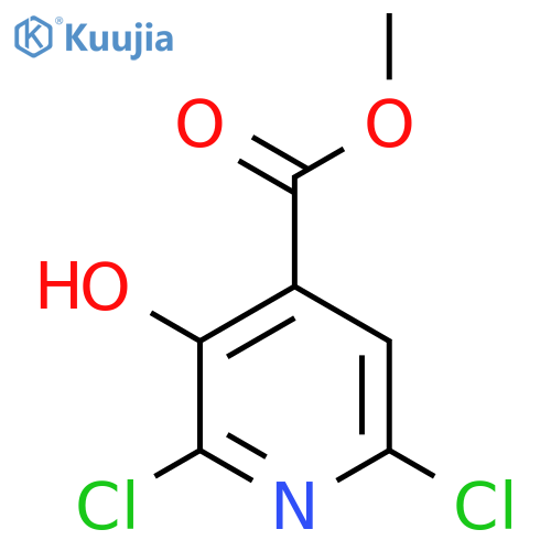 Methyl 2,6-dichloro-3-hydroxyisonicotinate structure