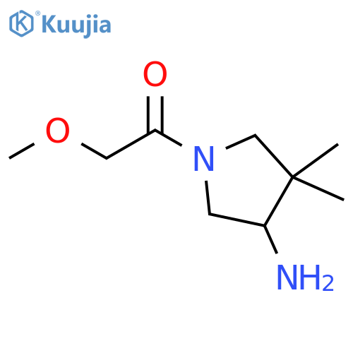 Ethanone, 1-(4-amino-3,3-dimethyl-1-pyrrolidinyl)-2-methoxy- structure