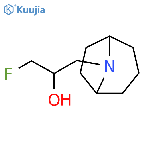 8-Azabicyclo[3.2.1]octane-8-ethanol, α-(fluoromethyl)- structure