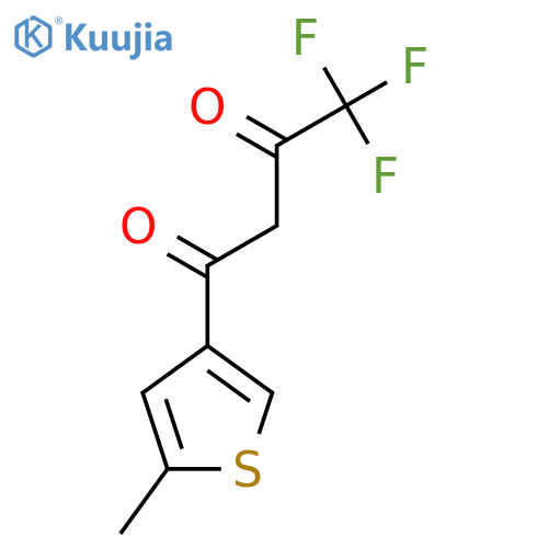 4,4,4-Trifluoro-1-(5-methylthiophen-3-yl)butane-1,3-dione structure