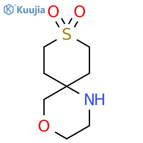 4-Oxa-9lambda6-thia-1-azaspiro[5.5]undecane-9,9-dione structure