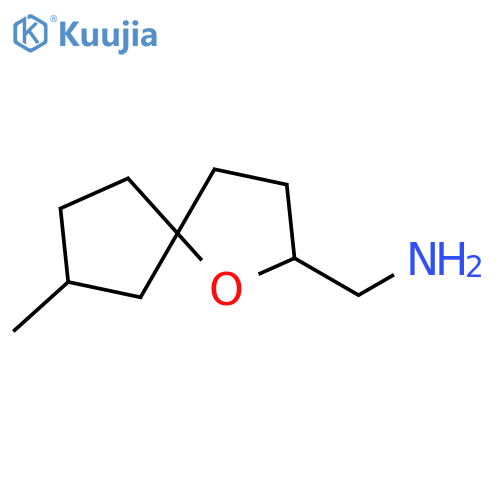 1-Oxaspiro[4.4]nonane-2-methanamine, 7-methyl- structure
