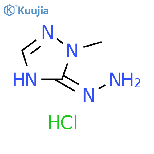 5-hydrazino-1-methyl-1H-1,2,4-triazole structure